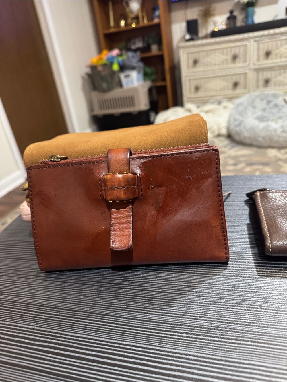 Lucky Brand Brown Leather Men's Wallet Clutch - Picture 2 of 5